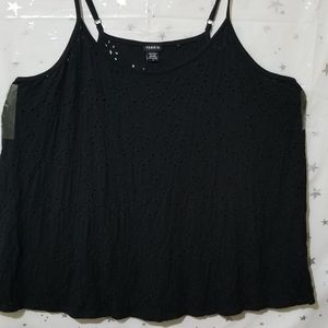 Torrid Adjustable Eyelet Swing Tank Top Size 4